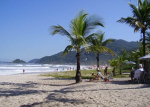 Praia de São Pedro no Guaruja