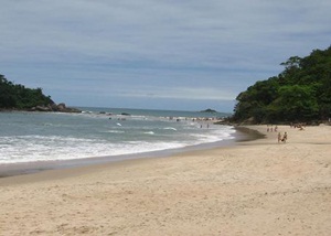 Praia Branca no Guaruja