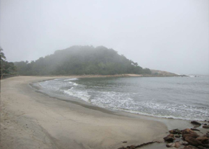 Praia das Conchas no Guarujá