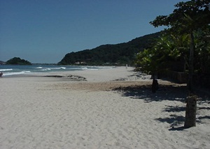 Praia de Tijucupava no Guaruja