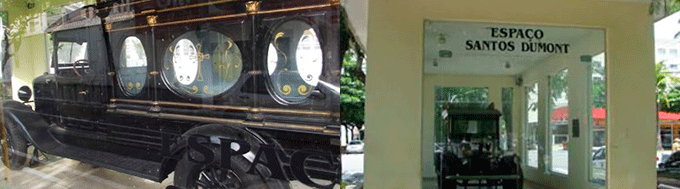 Pavilhão do Carro Fúnebre de Santos Dumont no Guarujá